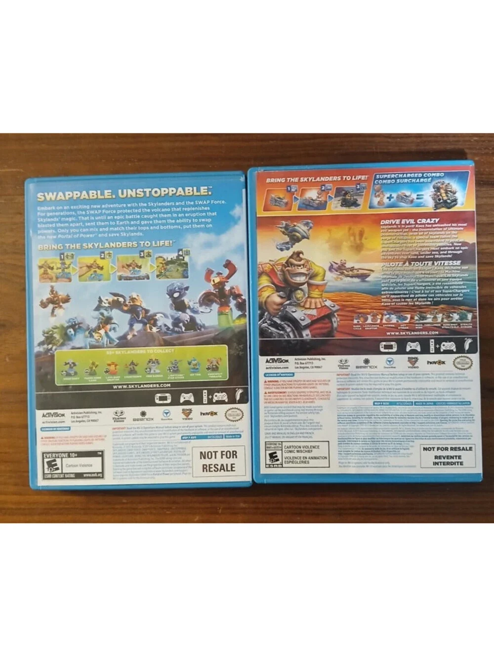 Skylanders: Swap Force & Superchargers (Wii U) Not For Resale Bundle